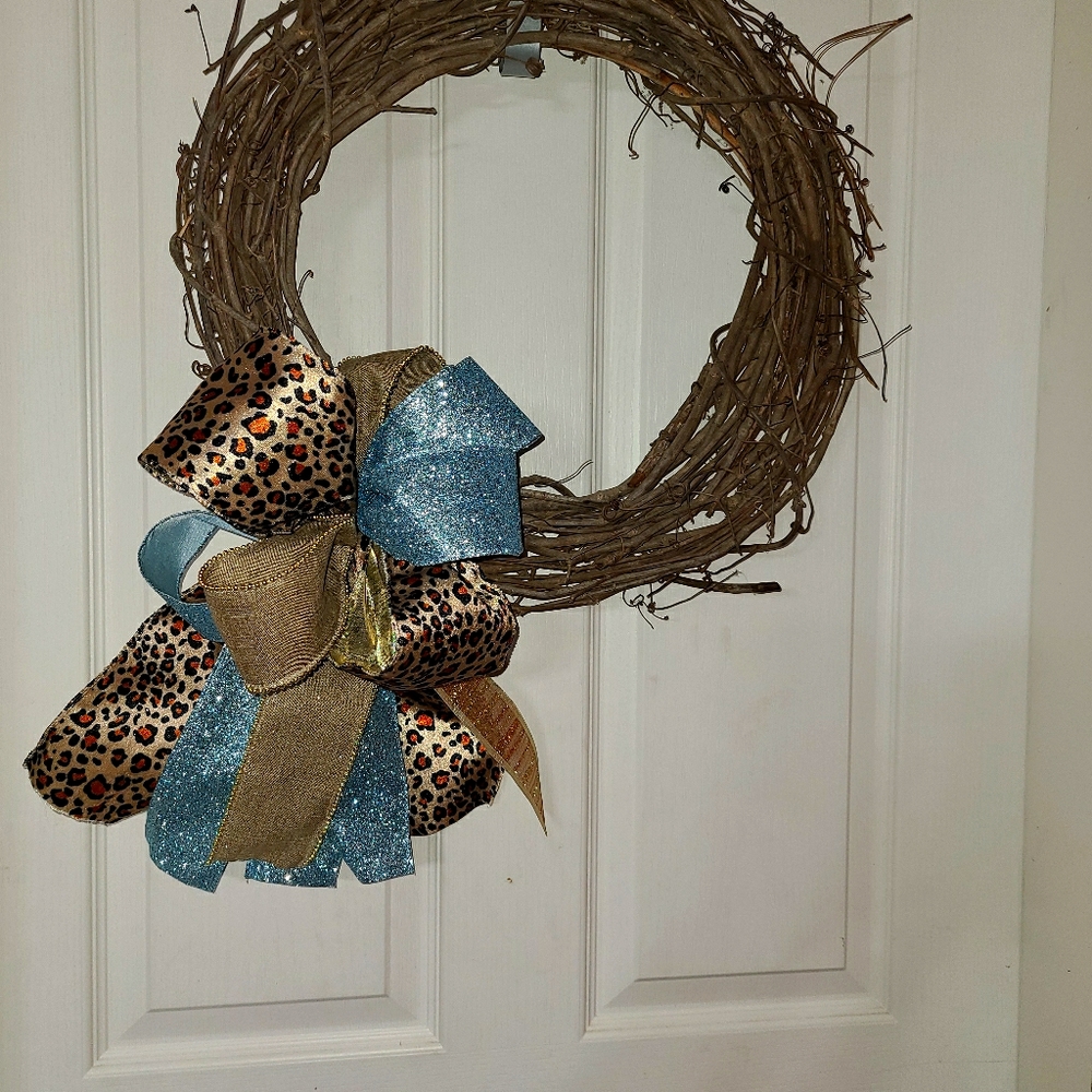 Velvet Cheeta Print Handmade All Occasion Bows